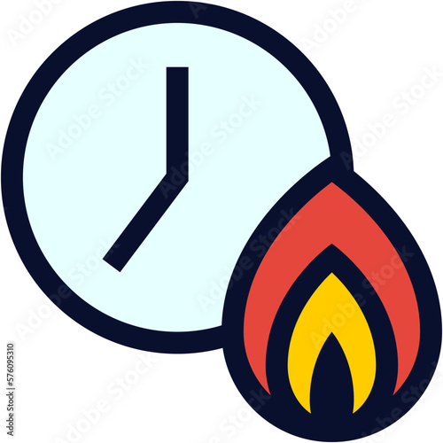 Rush Hour Color Icon