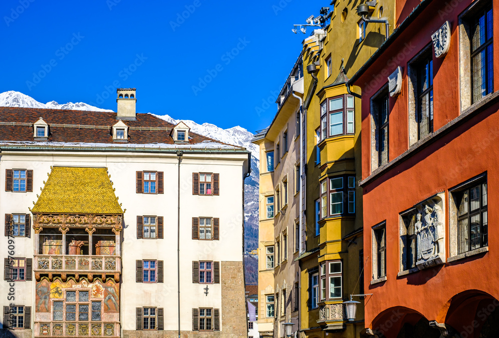 famous old town of Innsbruck - Austria