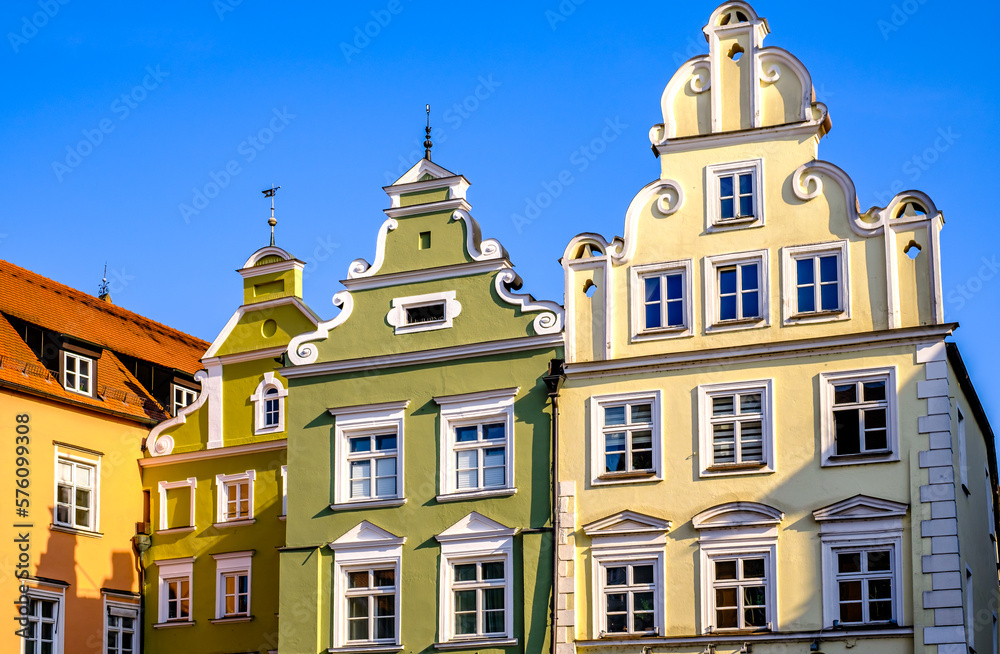 historic old town of Landshut - bavaria