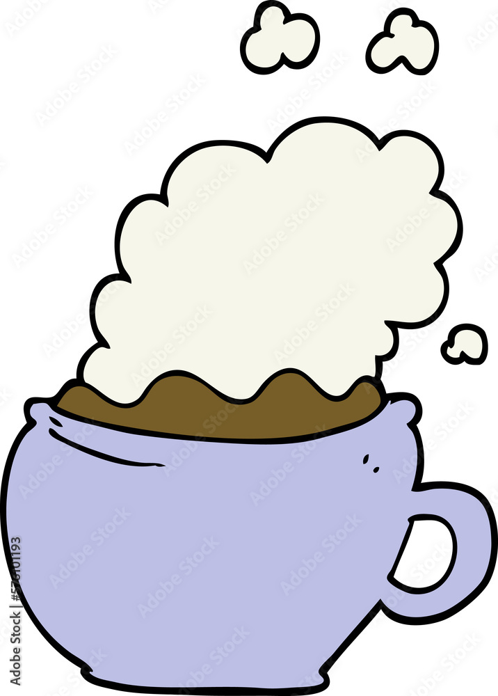 cartoon hot cup of coffee cartoon hot cup of coffee