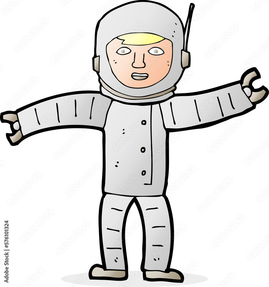 cartoon space man cartoon space man