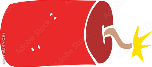 Plakat cartoon doodle dynamite