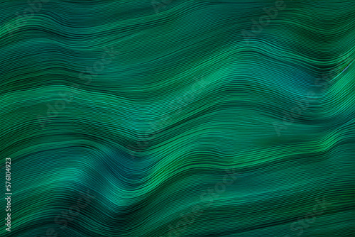 Foto Black green abstract background