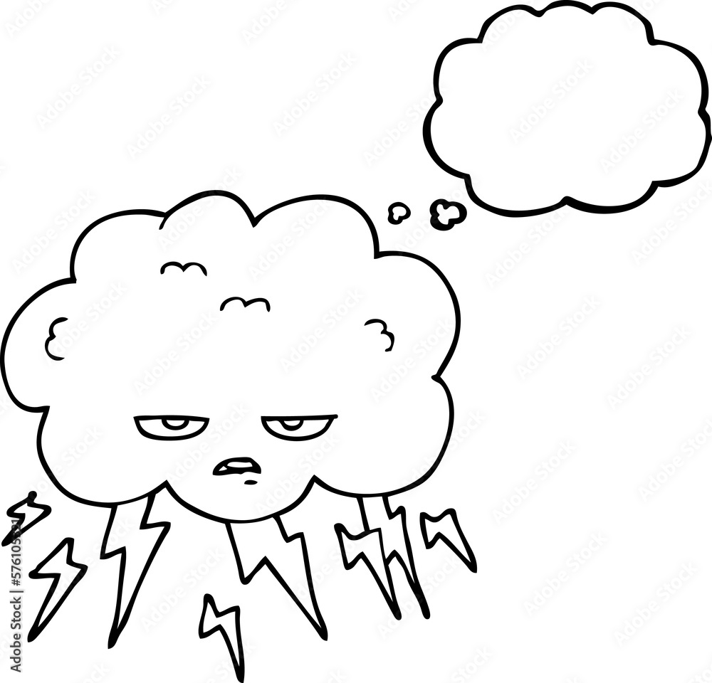 thought bubble cartoon thundercloud thought bubble cartoon thundercloud