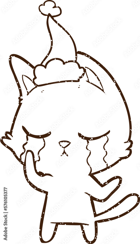 Crying Cat Charcoal Drawing Crying Cat Charcoal Drawing
