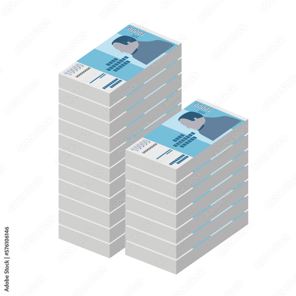 Iceland Krona Vector Illustration. Icelandic money set bundle banknotes. Paper money 10000 ISK. Flat style. Isolated on white background. Simple minimal design. Iceland Krona Vector Illustration. Icelandic money set bundle banknotes. Paper money 10000 ISK. Flat style. Isolated on white background. Simple minimal design.