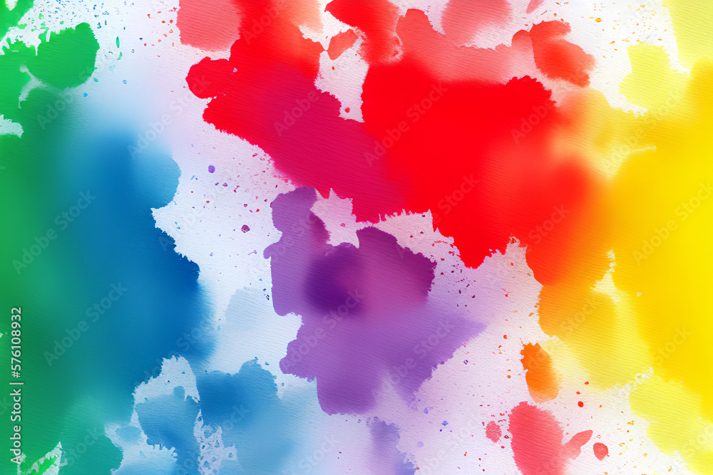 Obraz premium abstract watercolor background with watercolor splashes