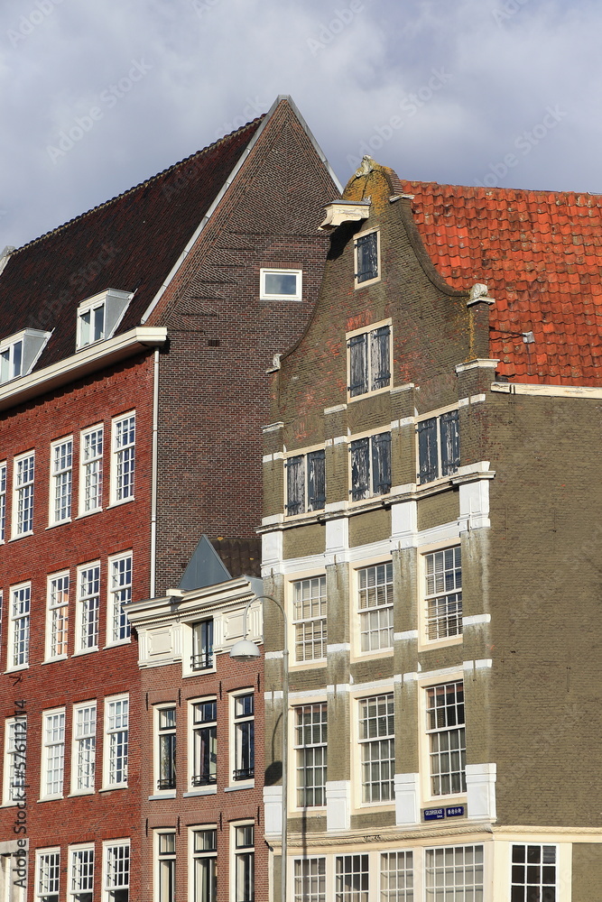 Amsterdam Geldersekade Brick Houses, Netherlands