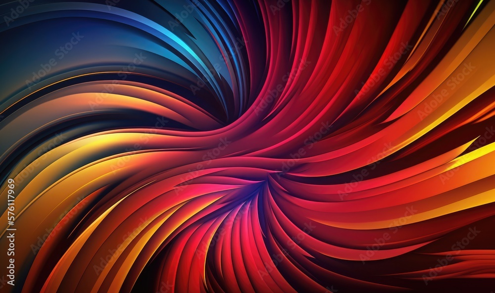 Colorful fractal burst background. Generative AI Colorful fractal burst background. Generative AI