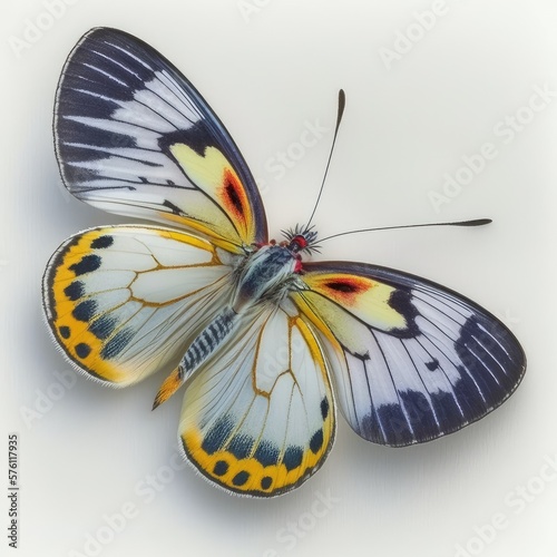 Common Jezebel Delias eucharis Butterfly photo