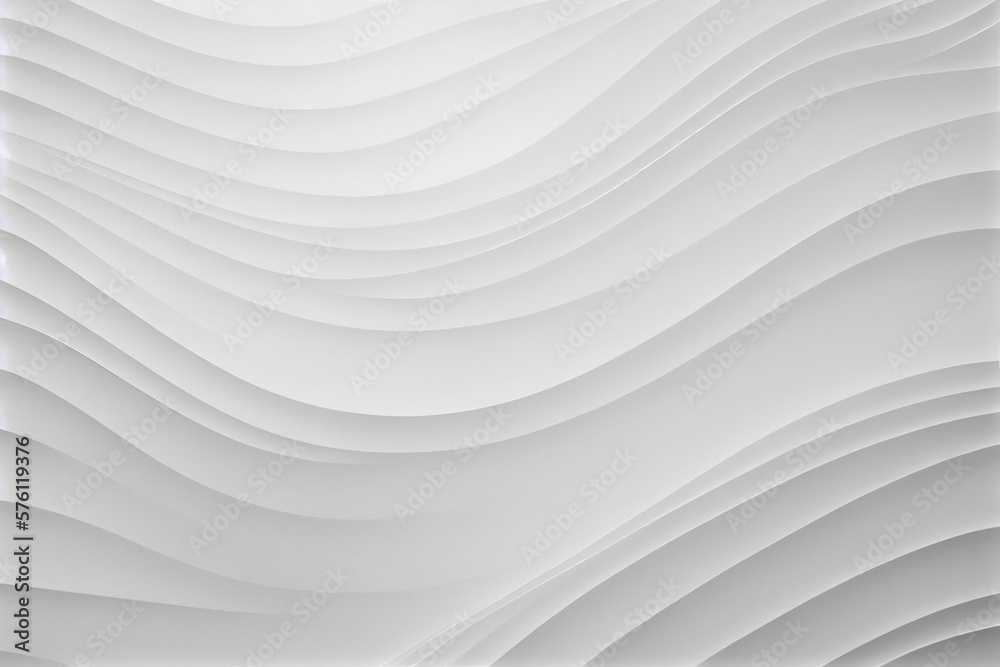 abstract white background with wavy lines.generative ai abstract white background with wavy lines.generative ai