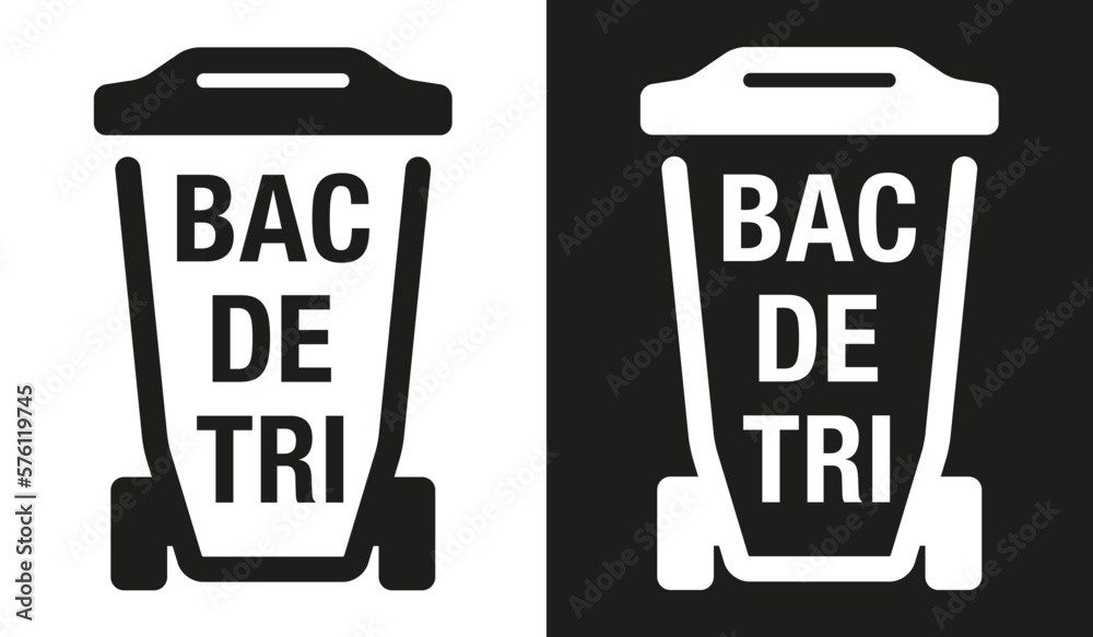 BAC DE TRI Stock Vector Adobe Stock