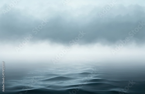 Foggy Day Sea - landscape, fog, clouded water