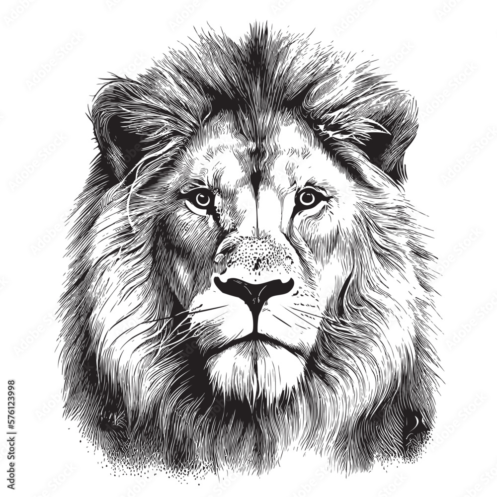 Lion Face Vector Art, Icons, and Graphics for Free Download-saigonsouth.com.vn