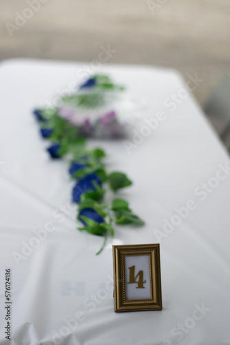 wedding table setting