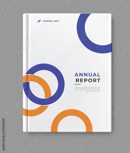 annual report template cover design