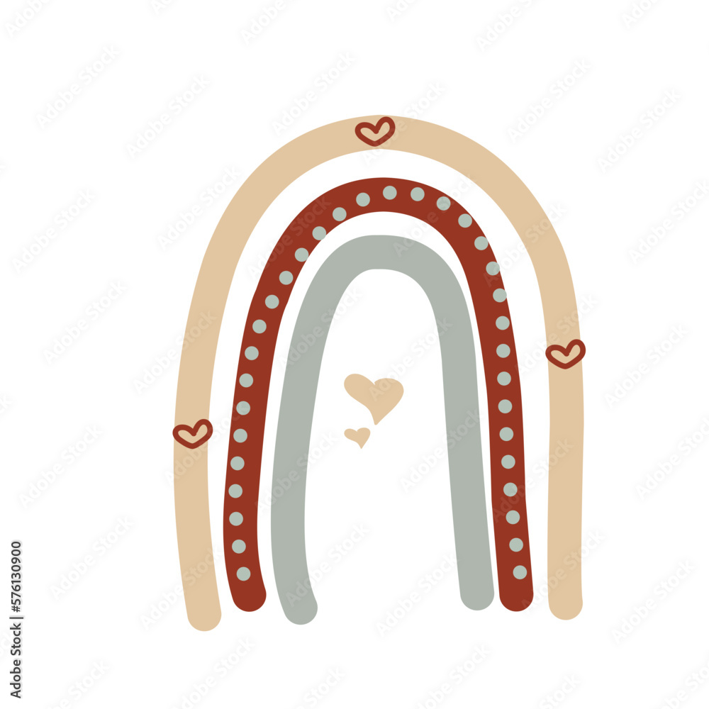 Boho rainbow illustration Boho rainbow illustration