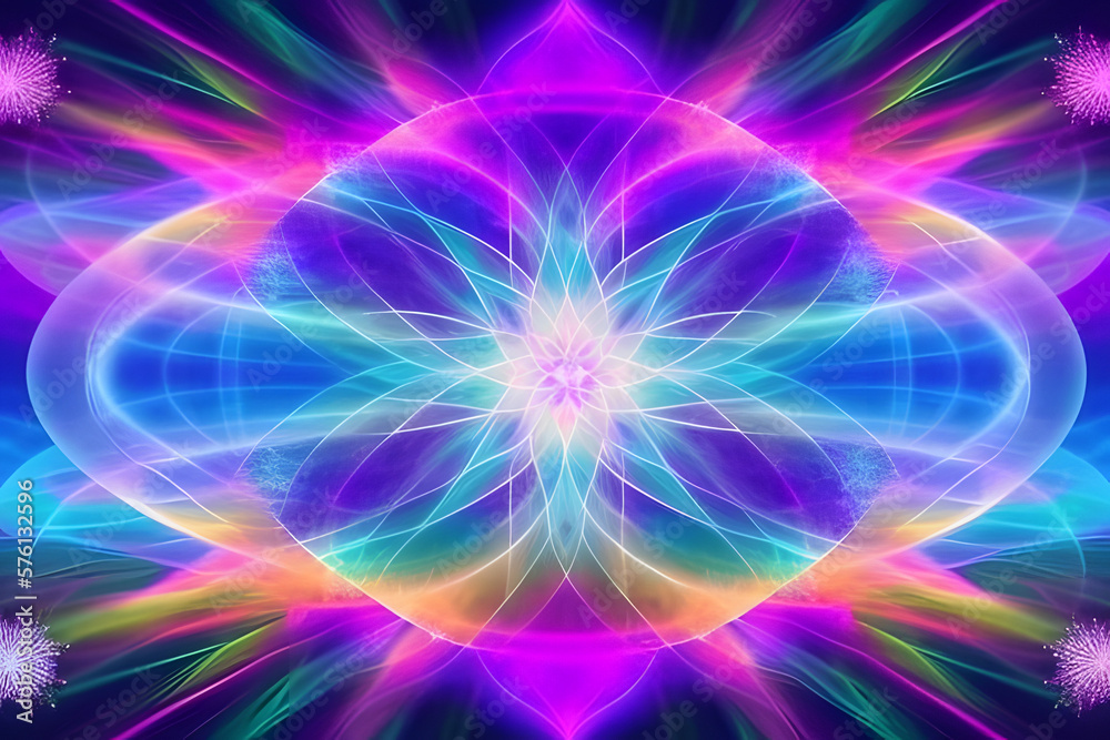 Psychedelic Colorful Patter made with Generative AI Psychedelic Colorful Patter made with Generative AI