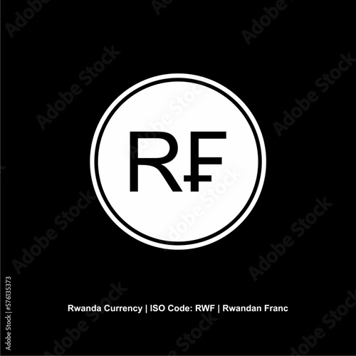 Rwanda Currency Symbol, Rwandan Franc Icon, RWF Sign. Vector Illustration
