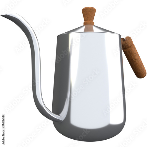 3d teapot illustration, for UI, poster, banner, social media post. 3D rendering