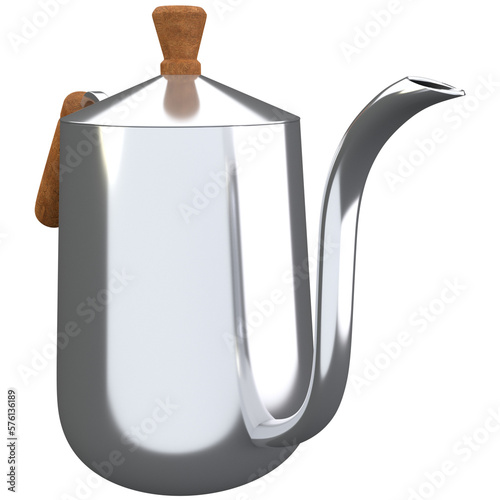 3d teapot illustration, for UI, poster, banner, social media post. 3D rendering