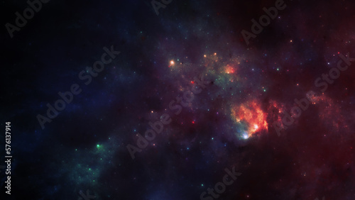 Fototapeta Naklejka Na Ścianę i Meble -  8k | Forge of the stars Nebula | Sci-fi Nebula | Good for sci-fi and gaming related productions