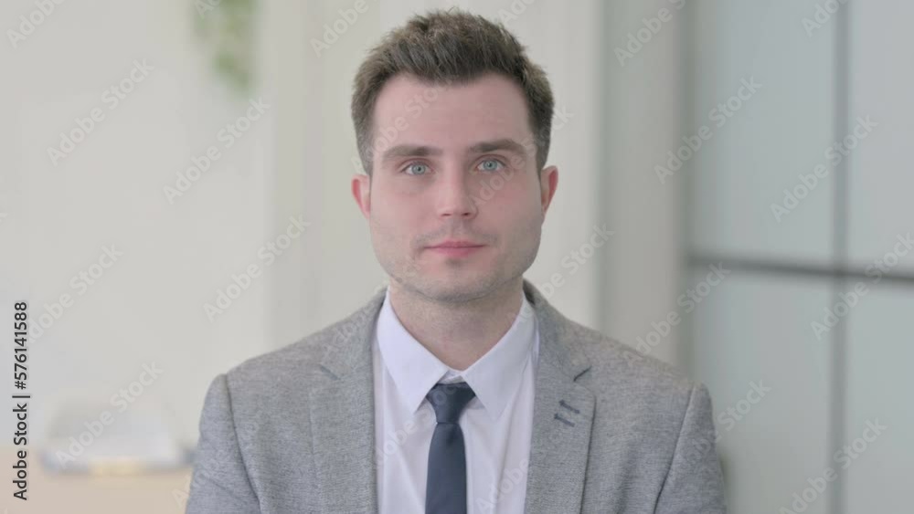 Portrait of Yawing Tired Young Businessman Portrait of Yawing Tired Young Businessman