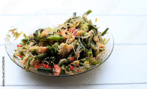 Urap Sayur, Indonesian Traditional Salad photo