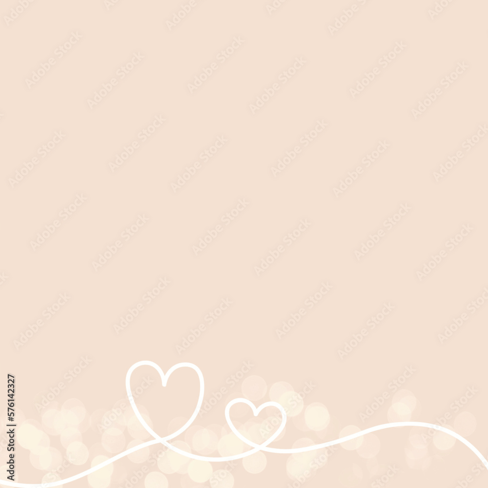 Hearts drawn with lines, Valentine's Day, love Hearts drawn with lines, Valentine's Day, love