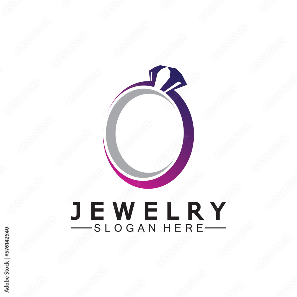Abstract diamond for jewelry business logo design concept Abstract diamond for jewelry business logo design concept