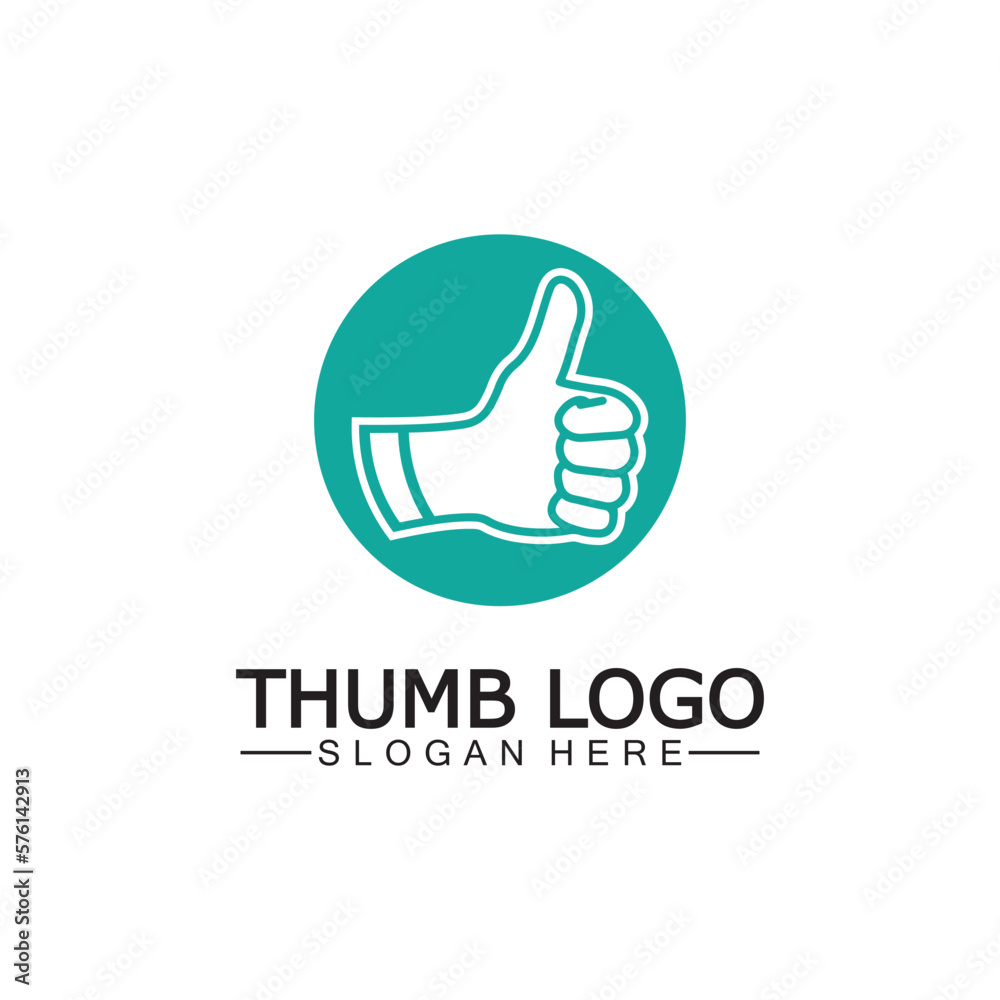 Thumb up concept logo template.Good symbol for your web site design, logo, app,Vector illustration. Thumb up concept logo template.Good symbol for your web site design, logo, app,Vector illustration.