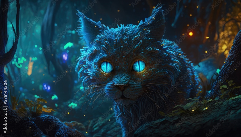 Neon Feline. Generative AI.
Neon Feline. Generative AI.