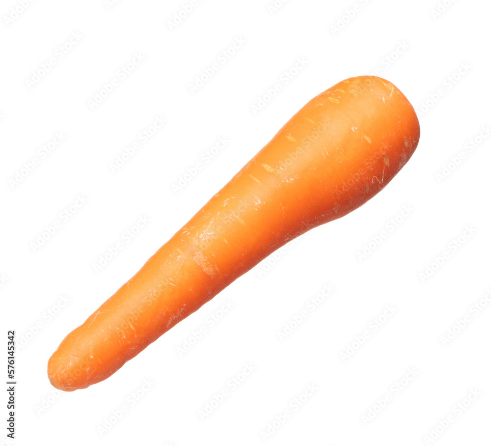 Carrot fresh full length fly in air. Beta Carotene orange color in Carrot is good health. Natural raw surface of carrot with root. White background isolated, high speed shutter Carrot fresh full length fly in air. Beta Carotene orange color in Carrot is good health. Natural raw surface of carrot with root. White background isolated, high speed shutter