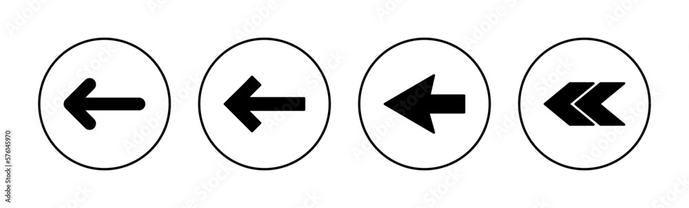 Arrow icon vector for web and mobile app. Arrow sign and symbol for web design.