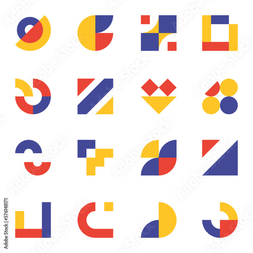 Bauhaus Geometric Shapes Collection