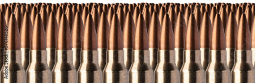 Lots of AR-15 ammunition with copper plated bullets