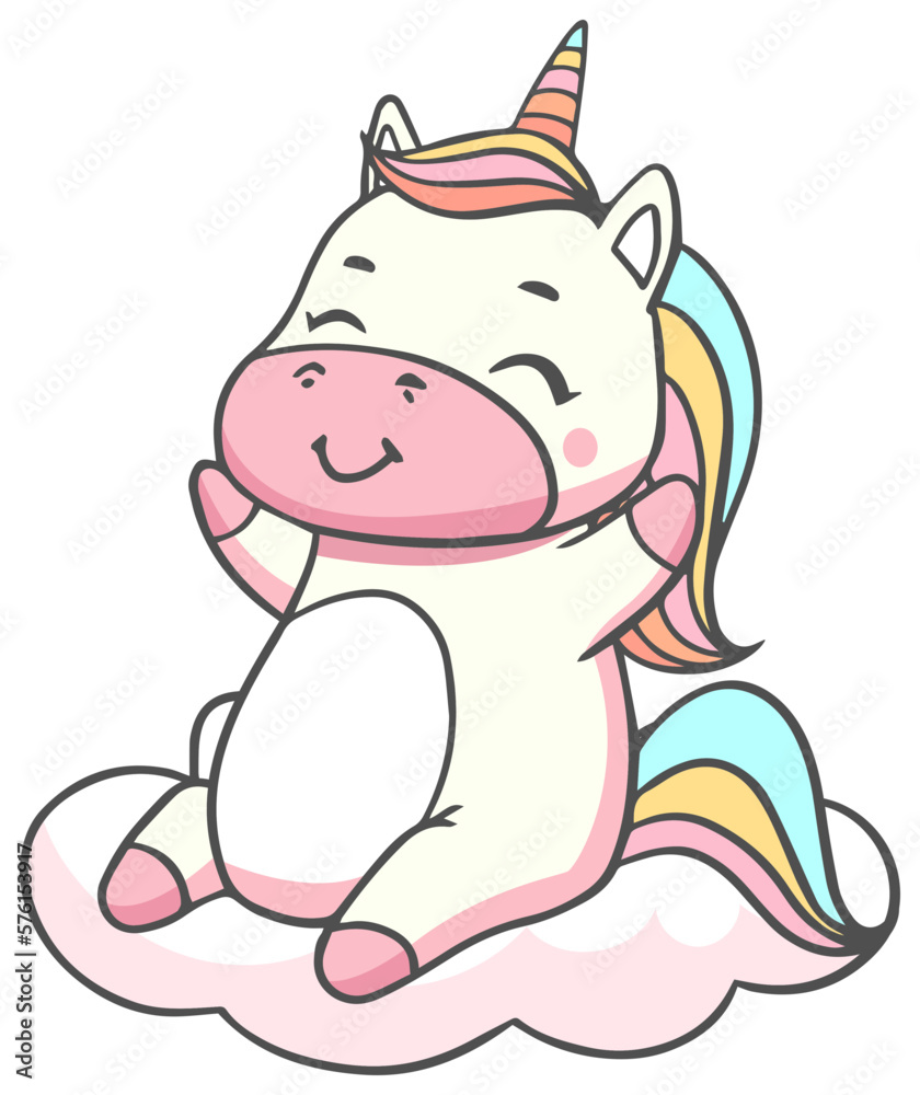 Kawaii Unicorn Cartoon Kawaii Unicorn Cartoon