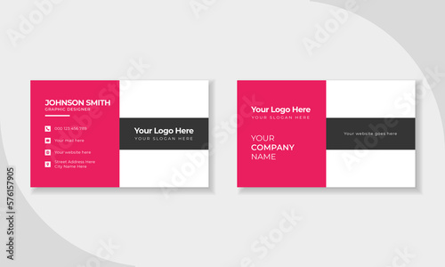 Corporate Unique Name Card and Business Card Template