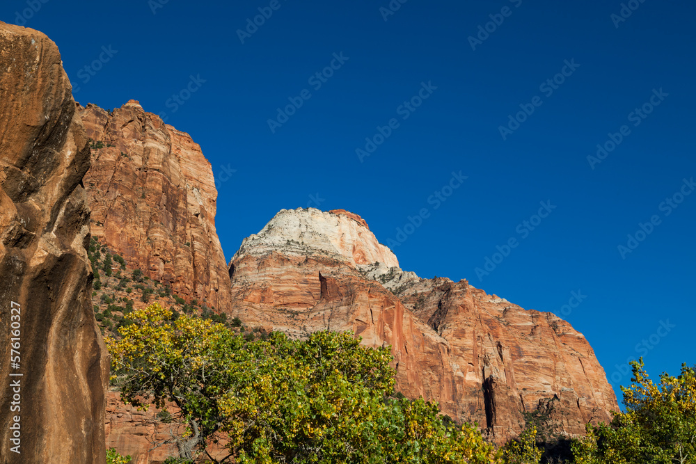Dramatic Mountains and Sky in Zion