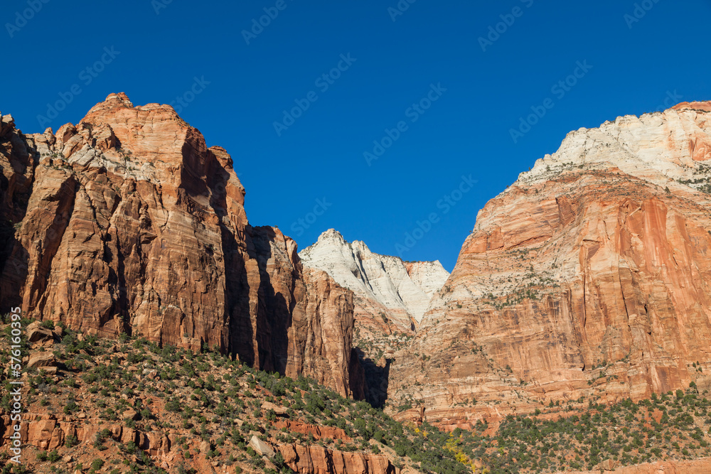 Zion National Park Mountains