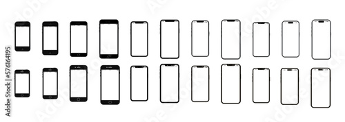 Iphone Mockup - Every screen up to 2023