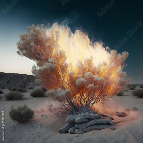 The Burning Bush in the Desert Generative AI