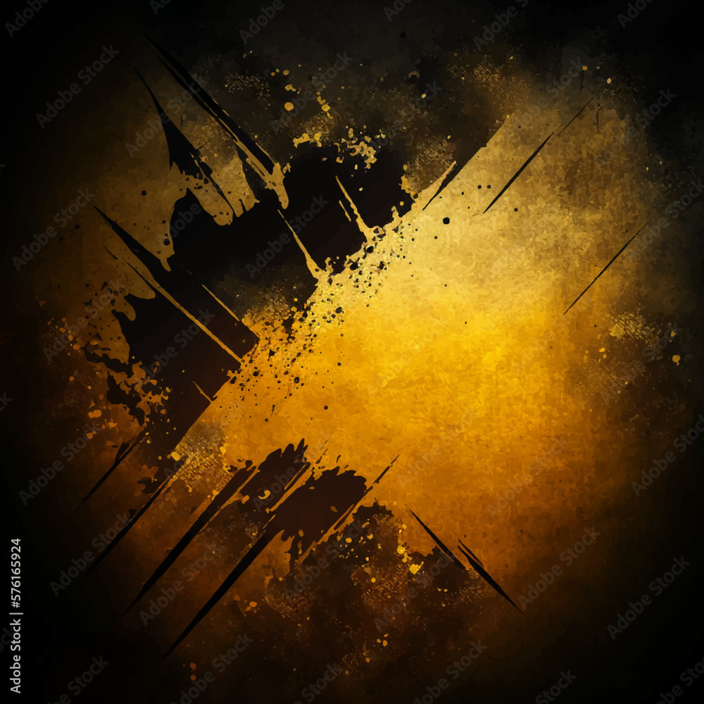 golden wall and black dust texture background. Gold wall texture ...