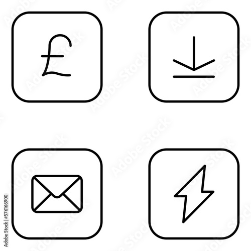 Symbol Vector Line Icons