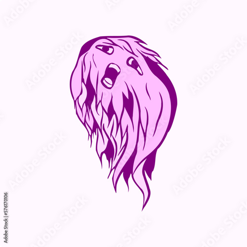 Feather character flow with the wind