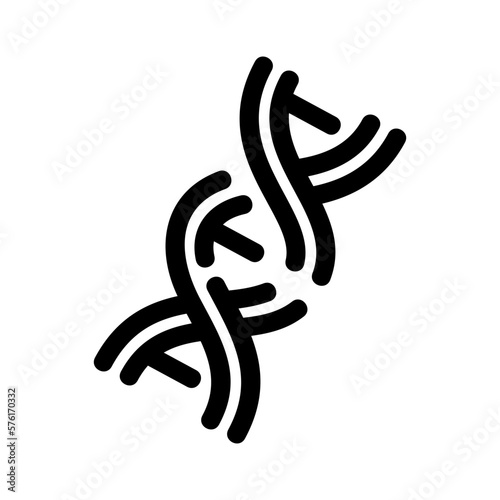 dna spiral icon or logo isolated sign symbol vector illustration - high quality black style vector icons 