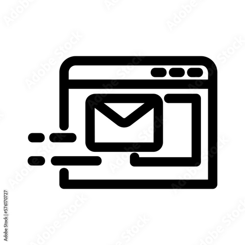 email icon or logo isolated sign symbol vector illustration - high quality black style vector icons
