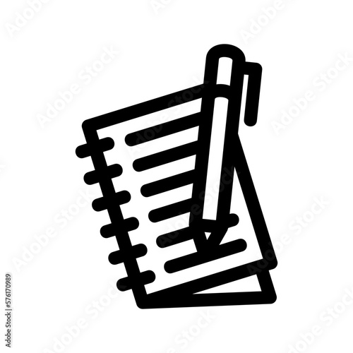 essay icon or logo isolated sign symbol vector illustration - high quality black style vector icons
