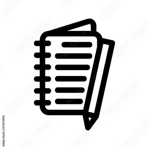 essay icon or logo isolated sign symbol vector illustration - high quality black style vector icons
