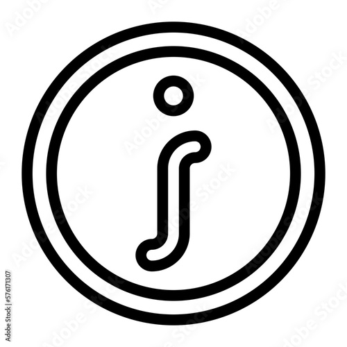 information line icon